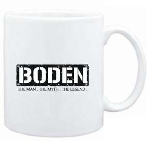Mug White  Boden  THE MAN   THE MYTH   THE LEGEND  Male Names 