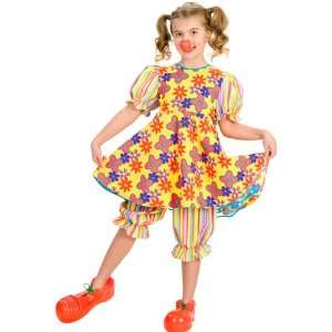  Childs Clown Dress Halloween Costume: Toys & Games