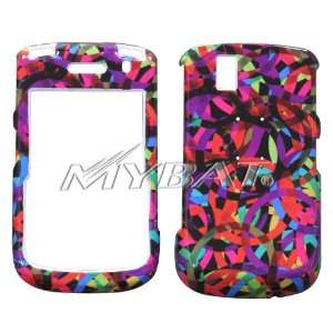 com Rainbow Rings Hard Protector Cover Case for Blackberry 9630 (Tour 