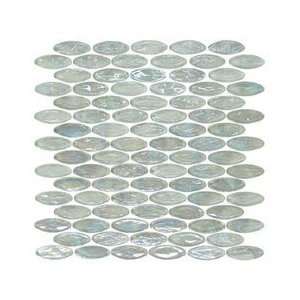  Hakatai Glamour Dewdrop Oval 1.94 x 0.75 Glass Mosaic Tile 