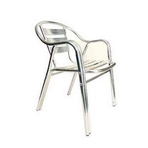   Furniture Wholesale AL_C/AL Indoor/Outdoor Chair Aluminum: Furniture