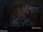 vintage easyrider david mann ghost rider wall hanging  