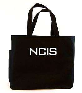 NCIS Logo Black Tote Book Bag   tv show  