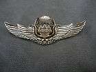   Parachute Qualification Badge, aka Jump Wings. Current Issue, Gold
