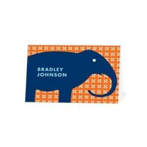  Thank You Cards   Elephant Fun Autumn Orange By Dwell 
