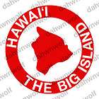 HAWAII THE BIG ISLAND Hawaii decal sticker ***