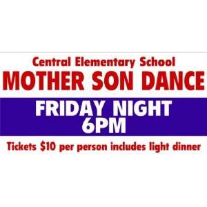  3x6 Vinyl Banner   Central Mother Son Dance: Everything 