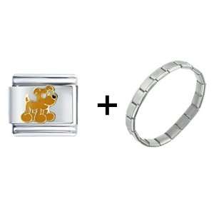  Cute Comic Dog Italian Charm: Pugster: Jewelry