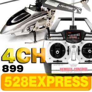 RC Metal 4CH Mini Helicopter Remote Control GYRO 899  