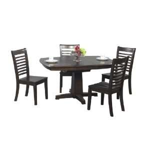  57 Pedestal Dining Table (Chestnut/Expresso) by Winners 