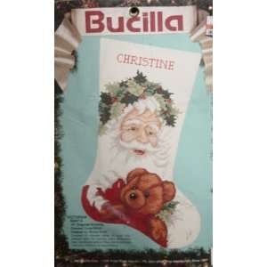  Christmas Cross Stitch Stocking Kit by Bonnie Smith