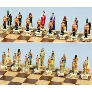  Plains & Woodland Indians Theme Chessmen Toys & Games