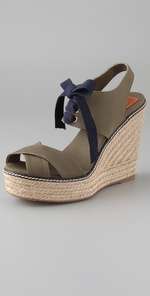 Tory Burch Lace Up Wedge Espadrilles  SHOPBOP