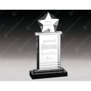  Crystal Pentagon Star Award