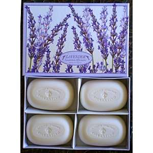   Artigianale Fiorentino Tuscan Lavender 4 Box Soap Set From Italy