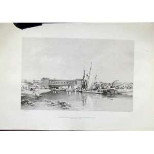  Railway Bridge Over Regents Canal C1971 Old Print