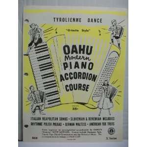  Tyrolienne Dance   Orkette Style (Oahu Modern Piano 