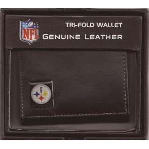   Steelers Tri fold Leather Wallet New For 2011 