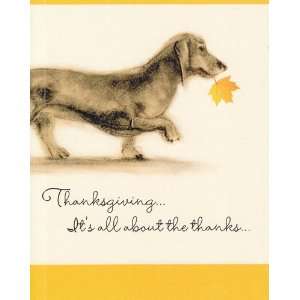 Greeting Card Thanksgiving Thanksgiving  Its All About the Thanks 