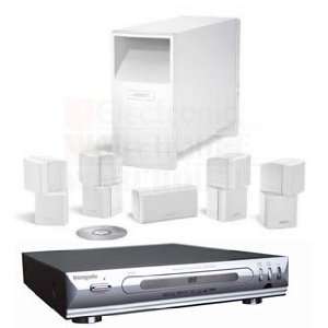  Bose Acoustimass 10 IV White with Sungale DVD2026 DVD 