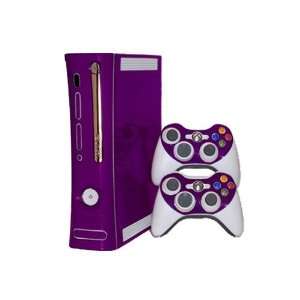  Xbox 360 Skin   NEW   POPPIN PURPLE system skins faceplate 