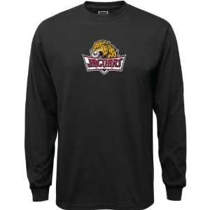 IUPUI Jaguars Black Youth Logo Long Sleeve T Shirt:  Sports 
