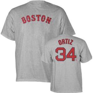  David Ortiz Majestic Name and Number Road Boston Red Sox T 