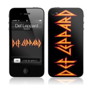   Music Skins MS DEF20133 iPhone 4  Def Leppard  Logo Skin Electronics