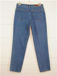 BILL BLASS Easy Fit Blue Denim Relaxed Jeans, Sz 10   33 x 30  