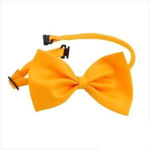    Dog Cat Bow Tie Bowtie Pet Adjustable Collar Orange: Pet Supplies