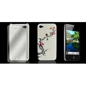   Style Back Shell with Screen Guard for iPhone 4 4G: Electronics
