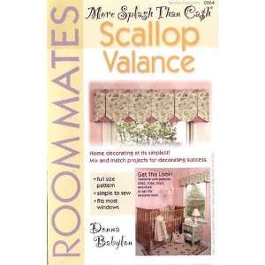  Roommates Scalloped Valance Pattern By The Each Arts 