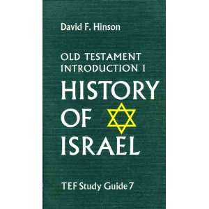    History of Israel (9780281027637) David Francis Hinson Books