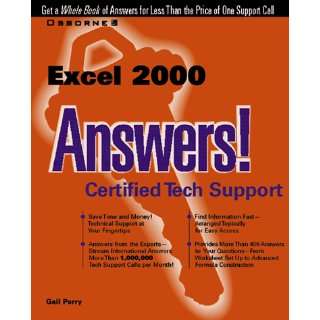  Excel 2000 Answers (9780072118834) Gail Perry Books