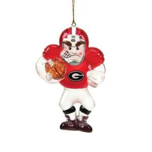 BSS   Georgia Bulldogs NCAA Acrylic Football Player Ornament (3.5)