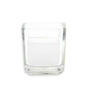   : White Square Glass Votive Candles (96pcs/Case) Bulk: Home & Kitchen