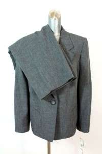 NWT womens gray JONES WEAR 2pc pant suit career classic $250 plus sz 