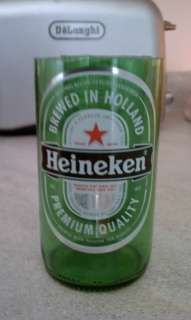 Recycled Heineken Beer Bottle Glass  