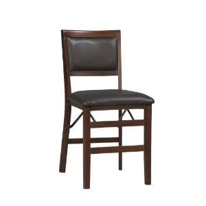   Products Triena Pad Back Folding Chair (Set of 2): Furniture & Decor