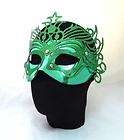 Green Crown Fancy Dress Masquerade Mardi Gras Mask New