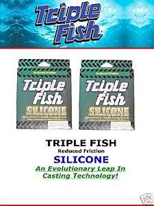 TRIPLE FISH * Silicone Line *(2 Rolls of 440 yds) 10 lb  