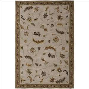   10 Rizzy Rugs Floral Collection FL 123 Beige Rug: Home & Kitchen