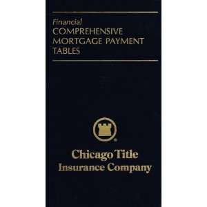  Mortgage Payment Table (Publication   Financial Publishing Company 