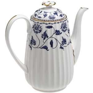 Spode Blue Colonel Coffee Pot and Cover 4  1/2 cup:  