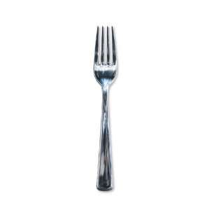  Metallic Plastic Forks   500 Count