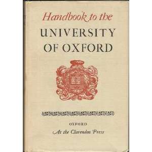  Handbook to the University of Oxford Anon. Books