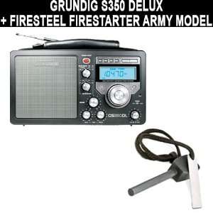  Grundig GS350 Deluxe AM/FM Shortwave Radio with BONUS 