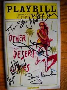 Cast Signed Playbill Other Desert Cities Stockard Channing Linda Lavin 