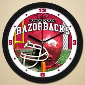 Arkansas Razorbacks Helmet Wall Clock:  Sports & Outdoors