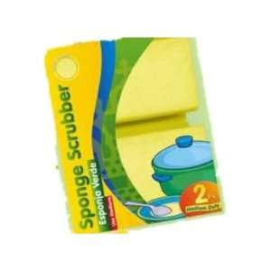 Scouring Pad And Sponge (2 Pieces)   Fibra Verde Con Esponja:  